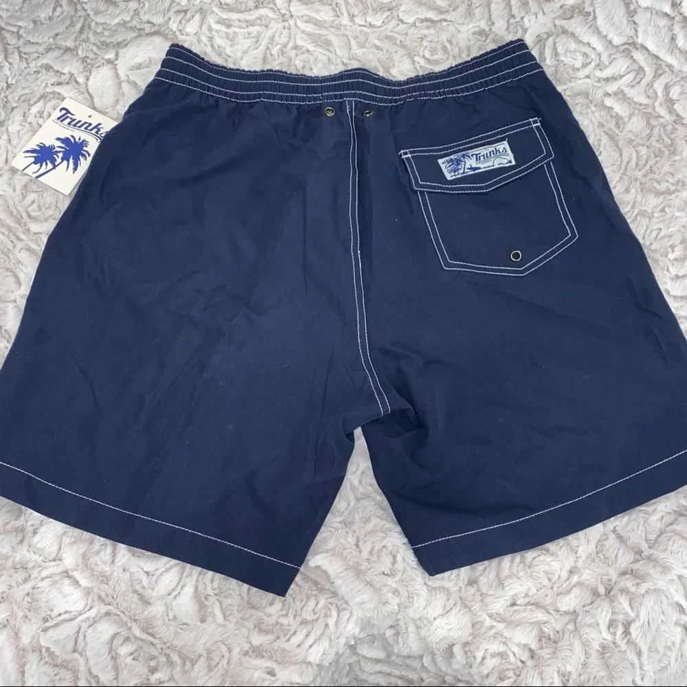 NEW Trunk LTD Navy Swim Trunks / Board Shorts - NWT